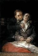 Self-Portrait with Doctor Arrieta Francisco de Goya